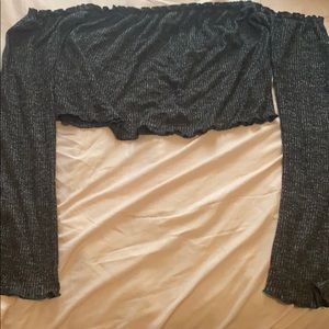 Sassy Long sleaze crop top